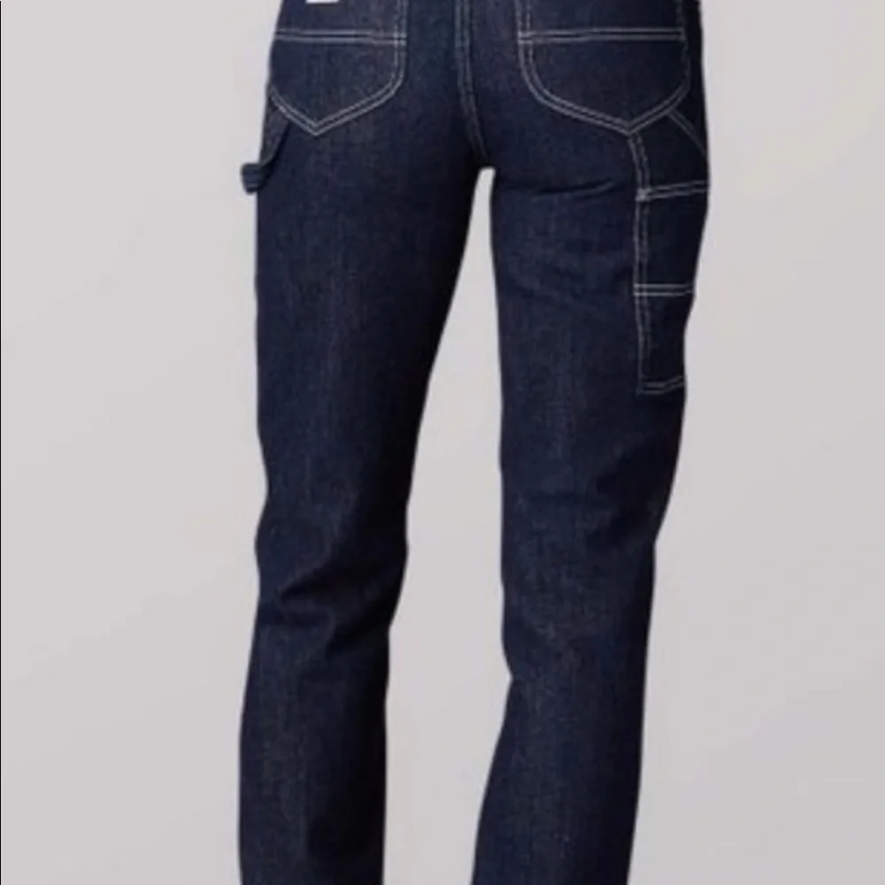 NWT Lee Vintage Modern High Rise Dungaree Ankle Carpenter Jeans - Picture 3 of 6